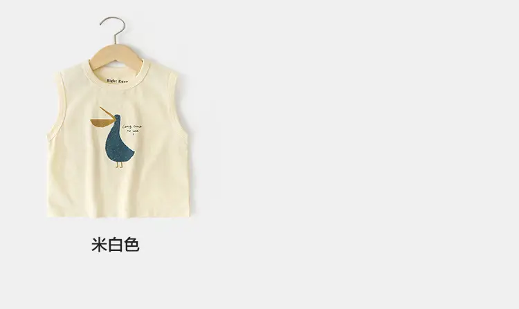 Right European Boys Cotton Sleeveless T-Shirt Summer — feature 15