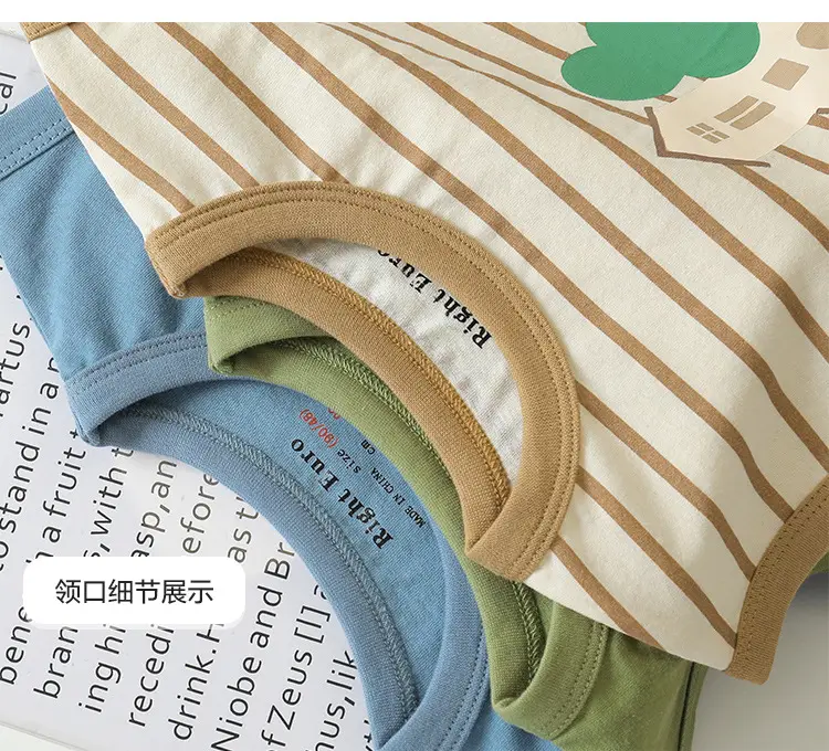 Right European Boys Cotton Sleeveless T-Shirt Summer — feature 17