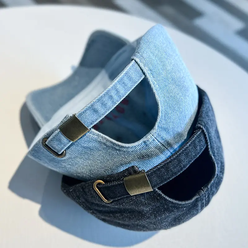 Korean-style Embroidered Letter Cap Sandals for Men Women - Image 7