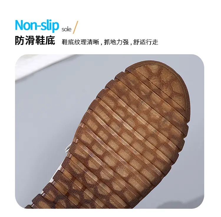 Half Slippers Women's Wedge Shallow Mouth Slip-on Spring and Summer Hollow Breathable Home Office Lightweight Ox-tendon Sole Middle-aged Slippers — feature 9