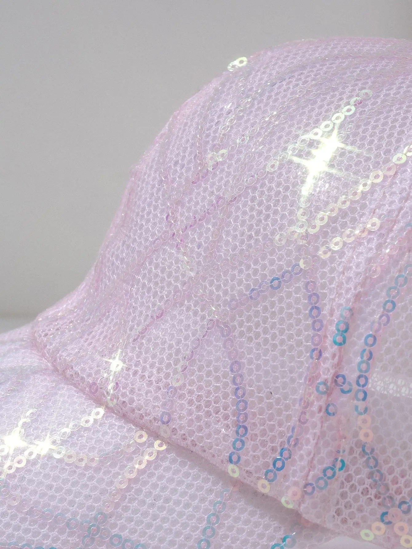 Cross-border Sequins Hollow Baseball Cap for Men Women — feature 4