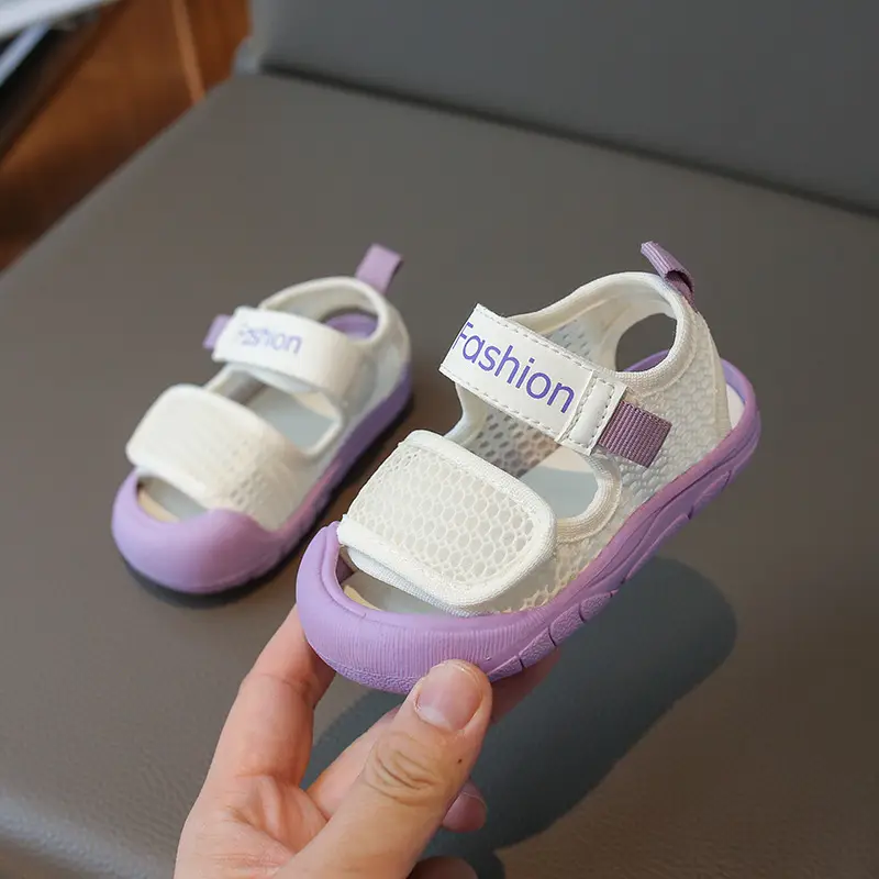 2024 Baby Sandals White Soft Soled Toddler Shoes - Image 3