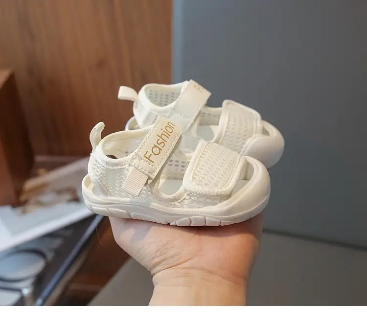 2024 Baby Sandals White Soft Soled Toddler Shoes — feature 14