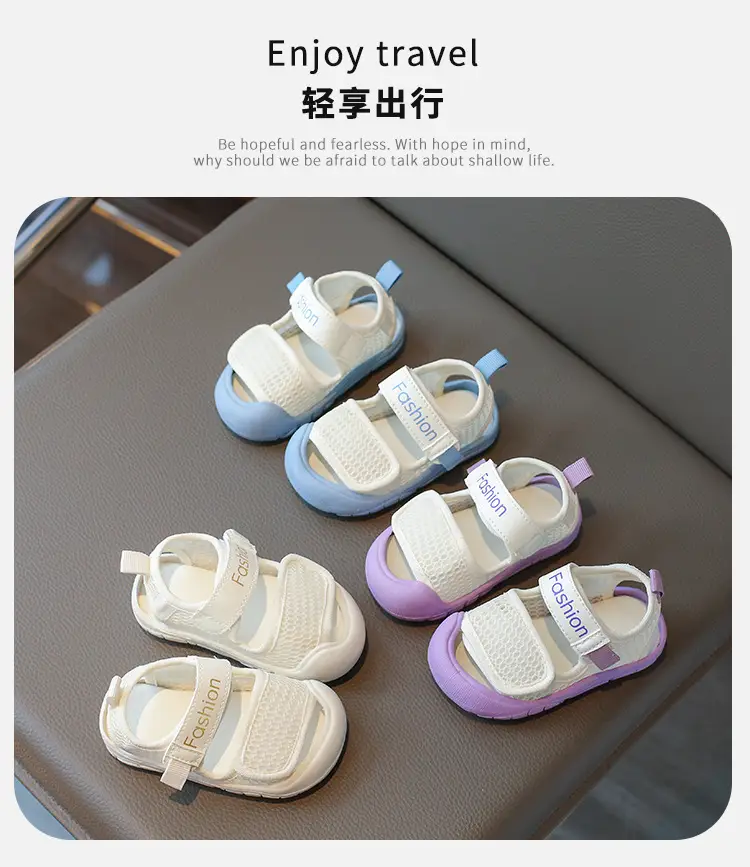 2024 Baby Sandals White Soft Soled Toddler Shoes — feature 4