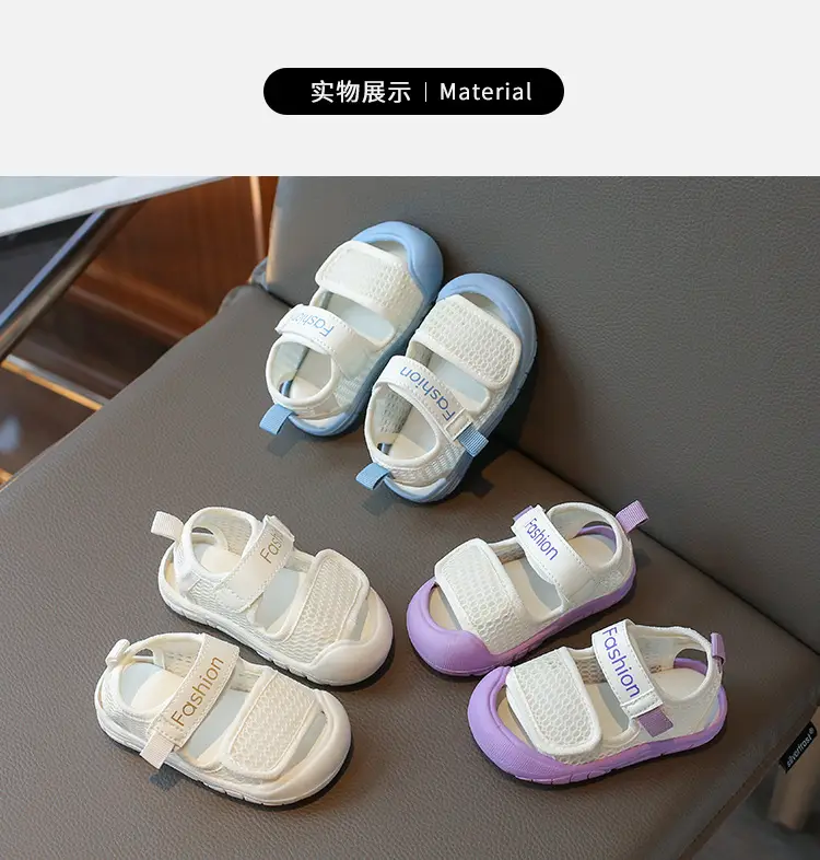 2024 Baby Sandals White Soft Soled Toddler Shoes — feature 8