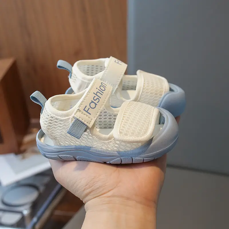 2024 Baby Sandals White Soft Soled Toddler Shoes