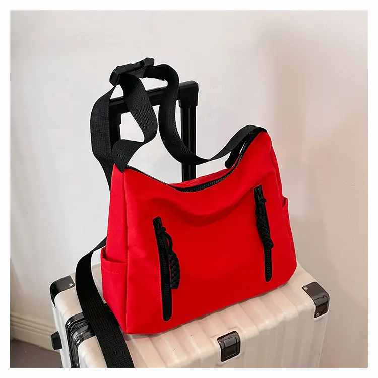 Nylon Shoulder Crossbody Bag Women 2024 Spring College Style - Image 4