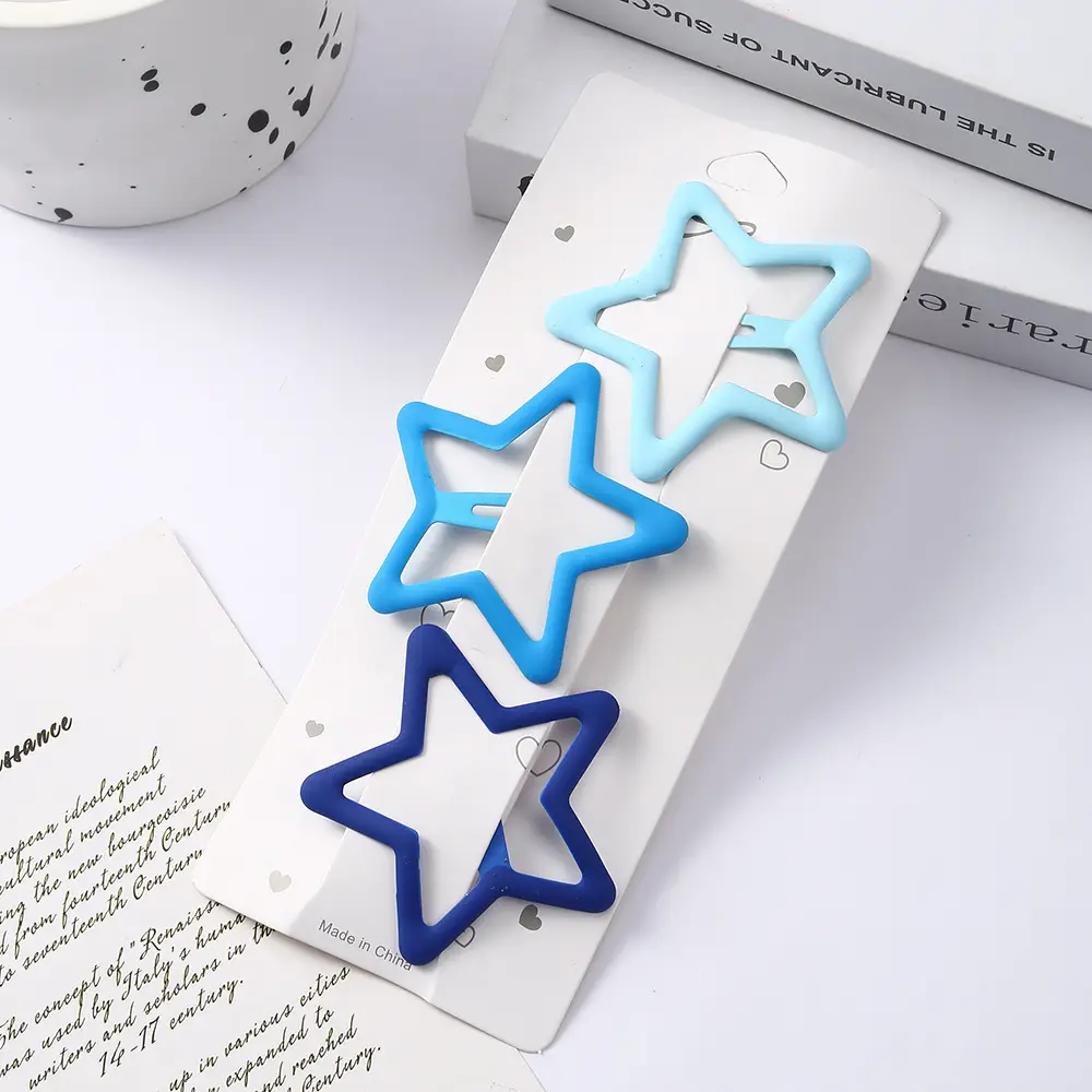 Dopamine Star Hairpin Clips 2024 New Color - Image 2