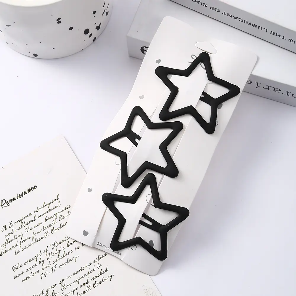 Dopamine Star Hairpin Clips 2024 New Color - Image 6