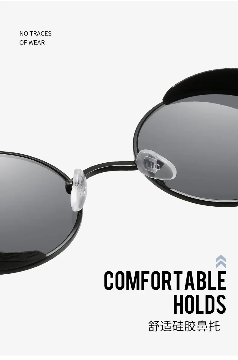 Steampunk Metal Sunglasses White Frame — feature 6