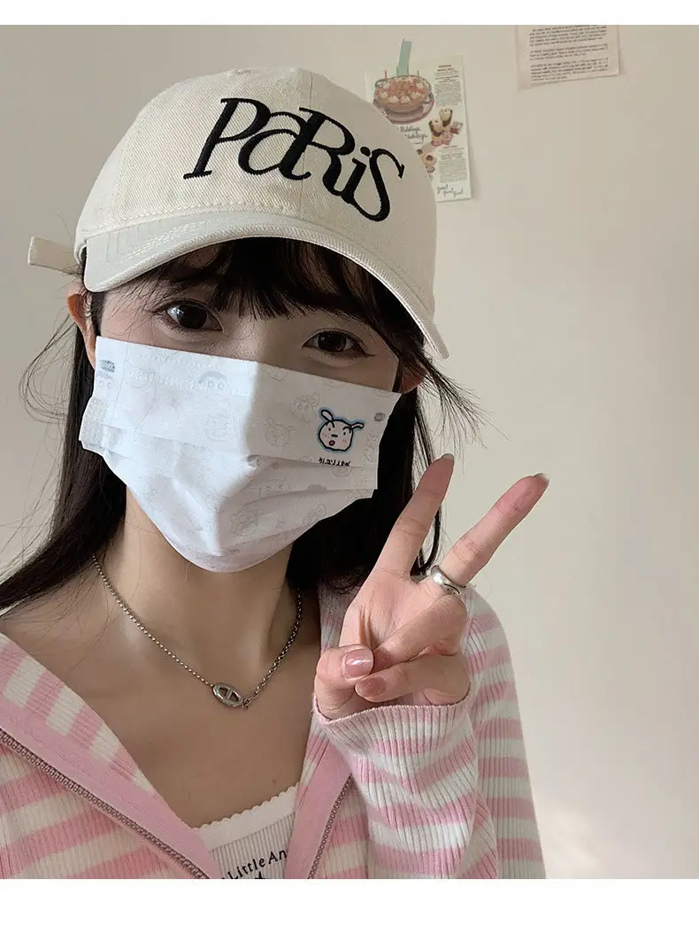 Black Paris-themed Baseball Cap for Women — feature 10