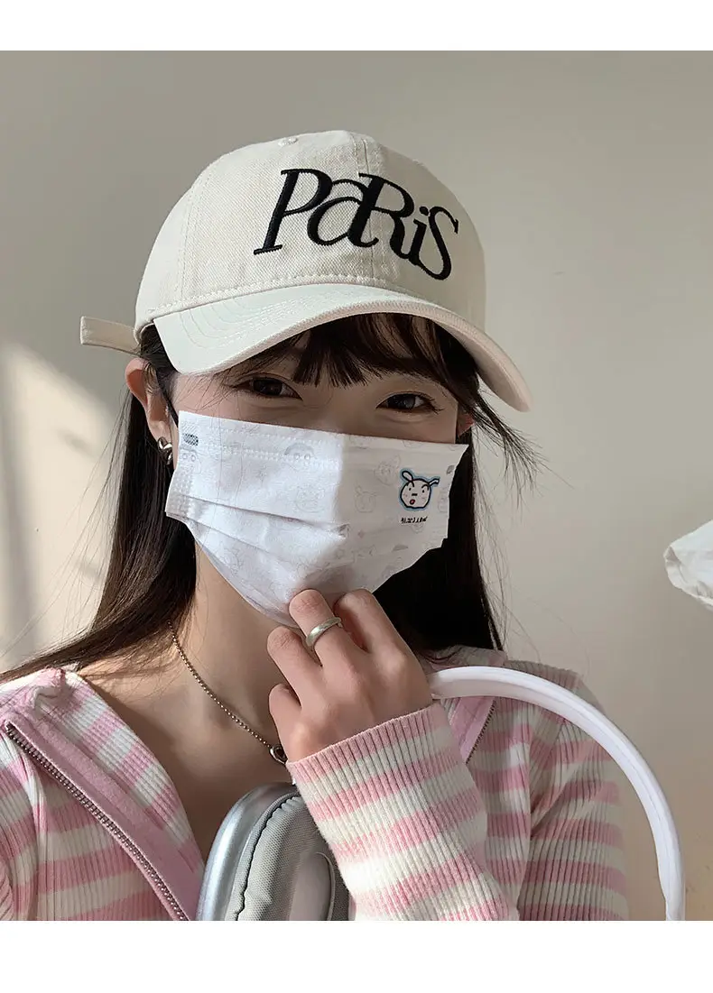 Black Paris-themed Baseball Cap for Women — feature 11
