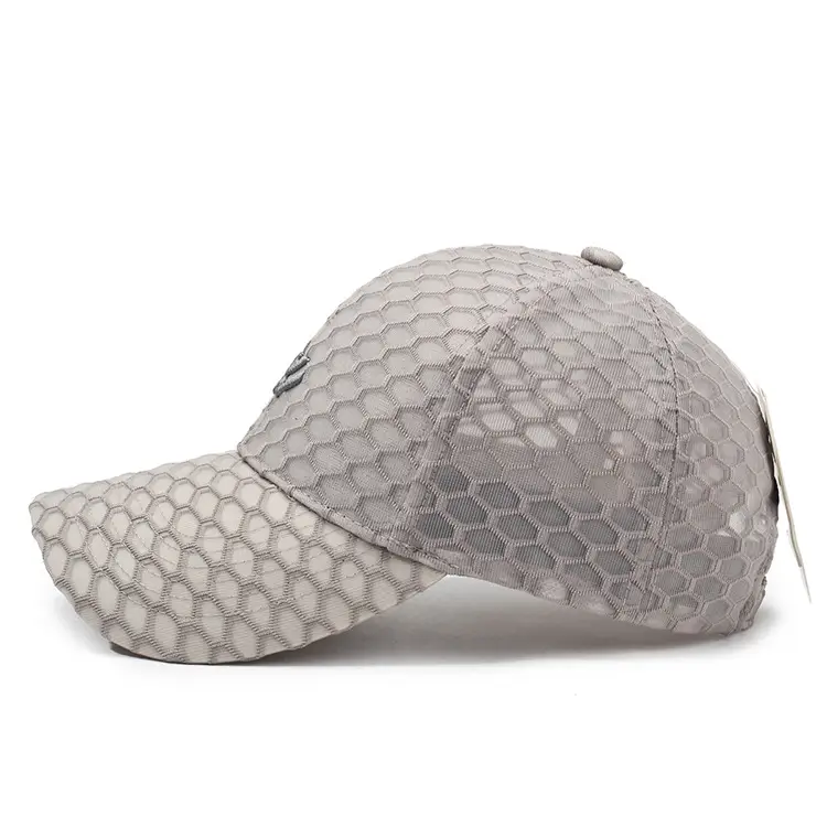 Men Grey Mesh Baseball Cap FLVR Outdoor - Image 13