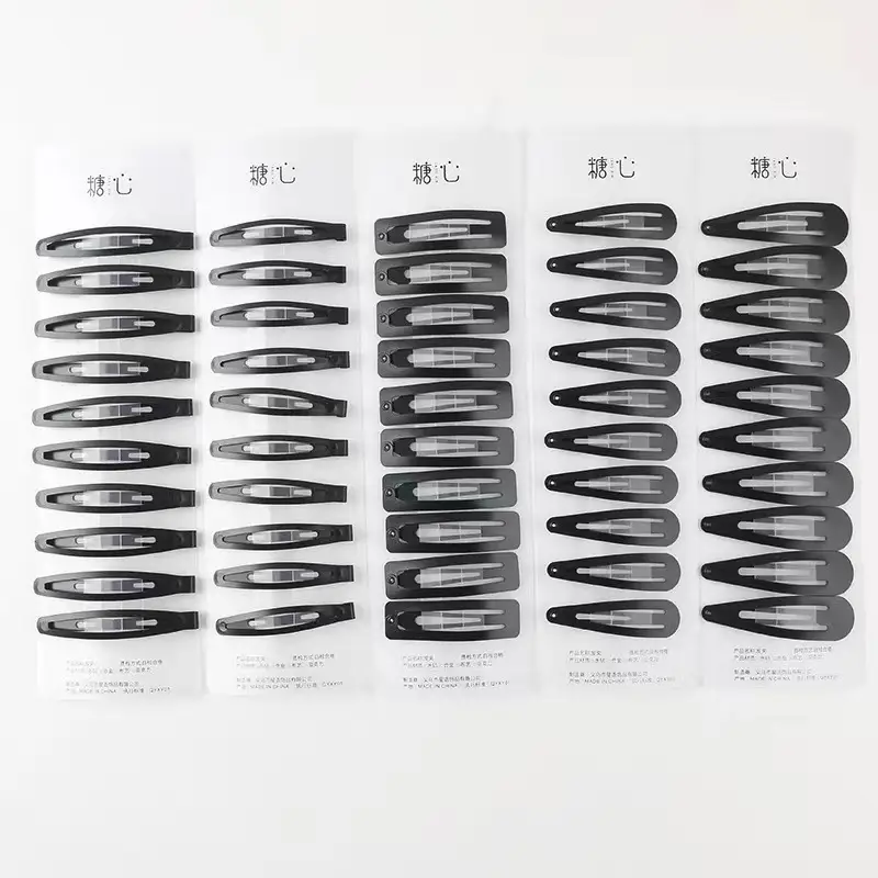 Korean Black Matte Hair Clip for Women 6cm - Image 9