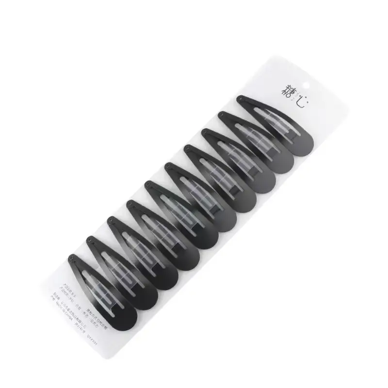 Korean Black Matte Hair Clip for Women 6cm - Image 10