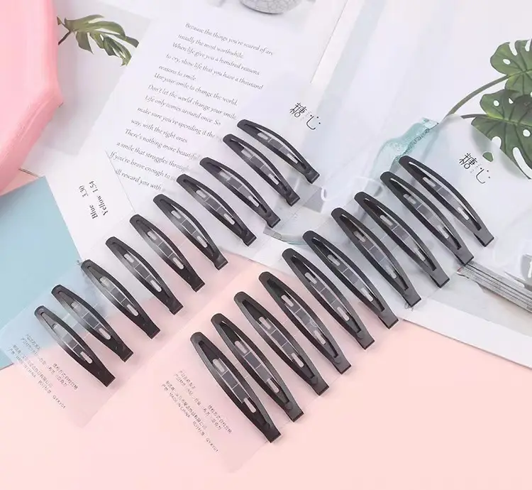 Korean Black Matte Hair Clip for Women 6cm — feature 8
