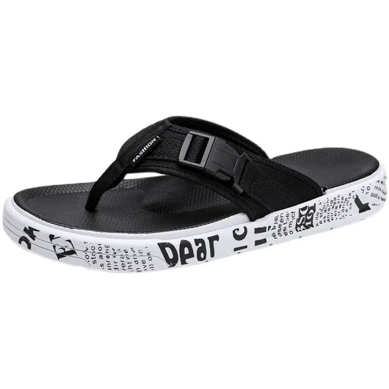 Men's Flip-Flops 2026 New Summer Trendy Sandals Beach Shoes Non-Slip Anti-Odor Ins Trendy Outdoor Slippers for Men - Image 5
