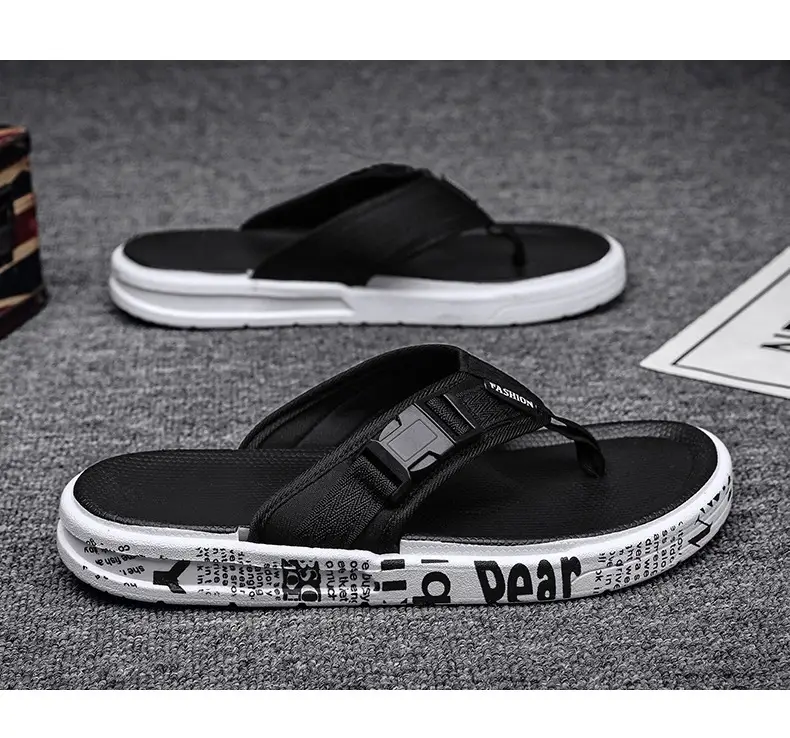 Men's Flip-Flops 2026 New Summer Trendy Sandals Beach Shoes Non-Slip Anti-Odor Ins Trendy Outdoor Slippers for Men — feature 17