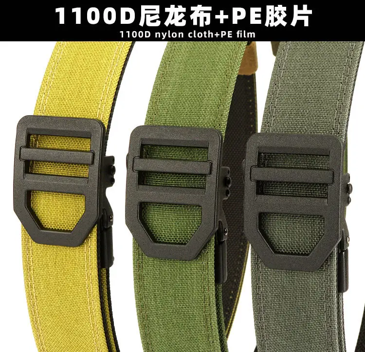 Men's Navy Blue Tactical Belt 3.8" Military Grade — feature 2