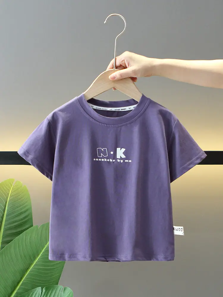 Kids White Graphic T-Shirt Summer Casual Top - Image 4