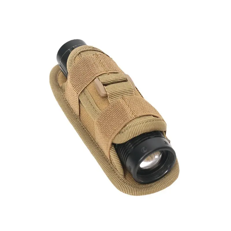 Tactical Waist Cover Flashlight 360 Rotating Black
