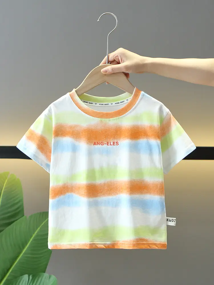 Baby Striped T-Shirt for Boys Summer 2026 - Image 4