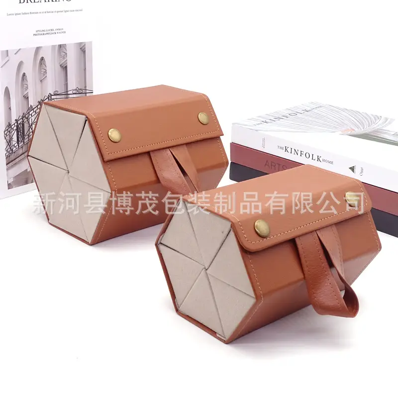 Brown Multi-Compartment Glasses Case Travel Sunglasses Storage Box - Image 28