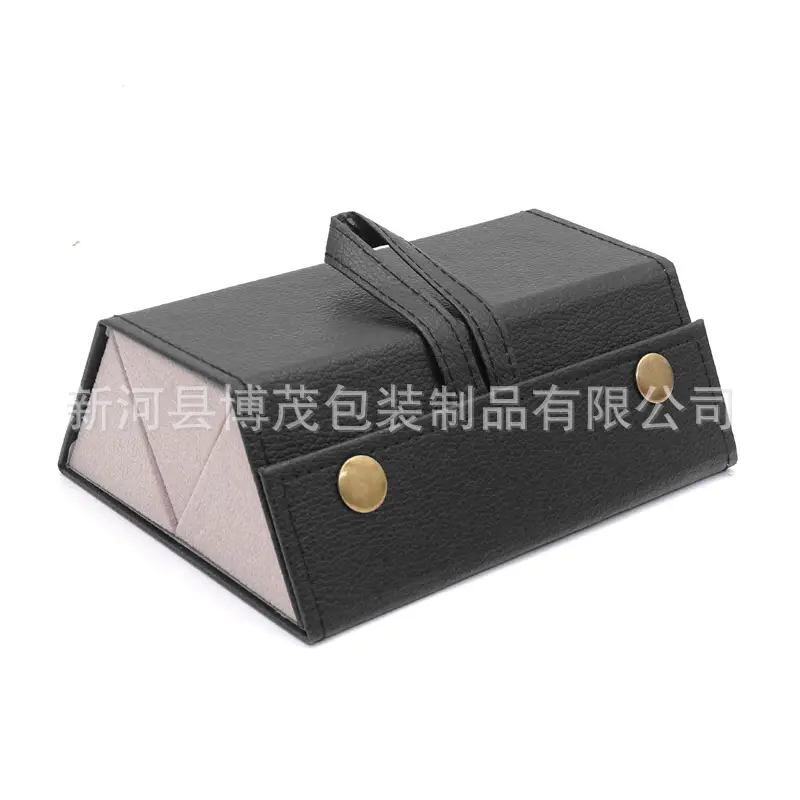 Brown Multi-Compartment Glasses Case Travel Sunglasses Storage Box - Image 18