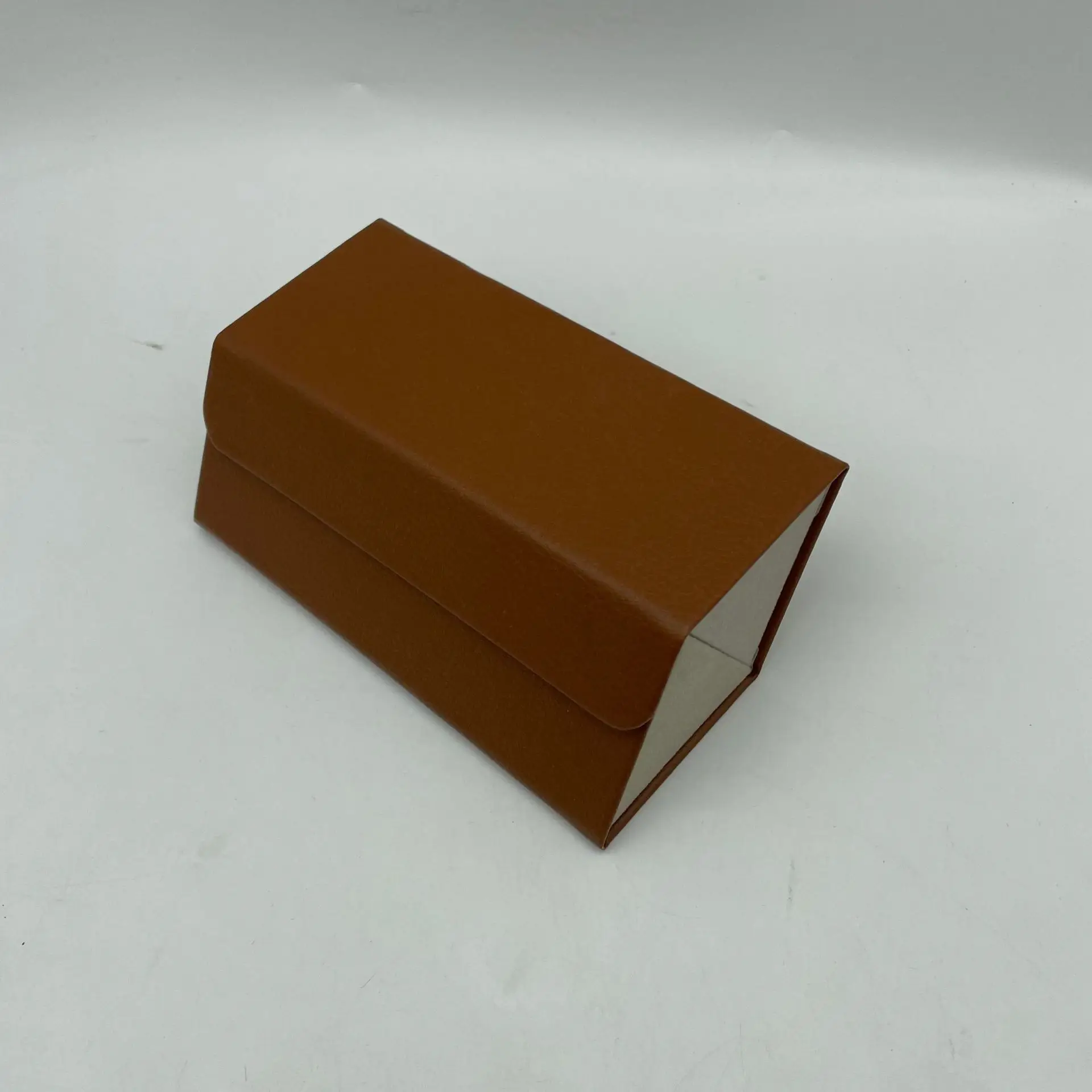 Brown Multi-Compartment Glasses Case Travel Sunglasses Storage Box - Image 21