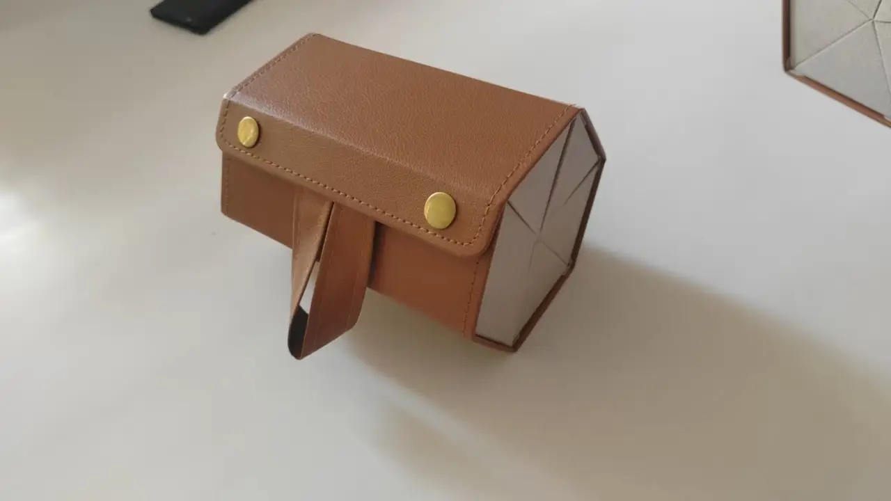 Brown Multi-Compartment Glasses Case Travel Sunglasses Storage Box - Image 23