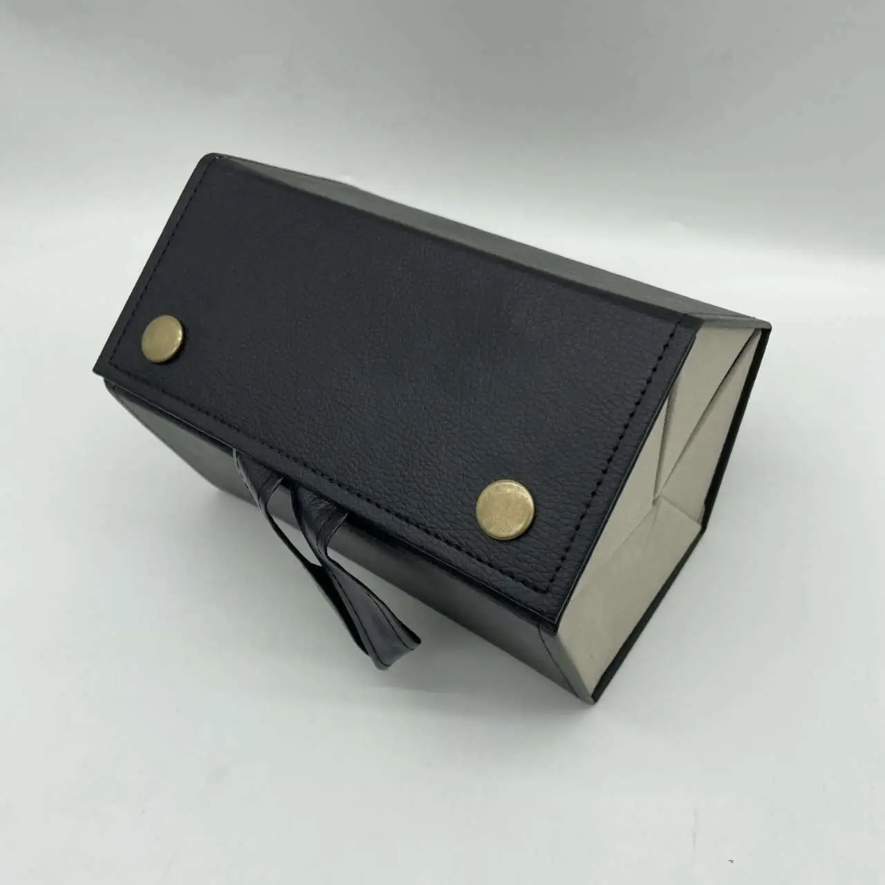 Brown Multi-Compartment Glasses Case Travel Sunglasses Storage Box - Image 25