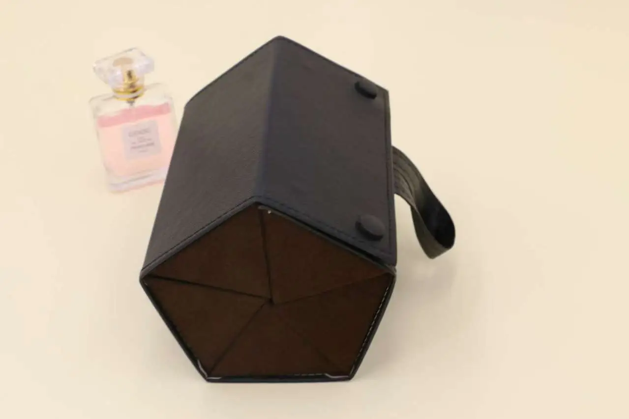 Brown Multi-Compartment Glasses Case Travel Sunglasses Storage Box - Image 6