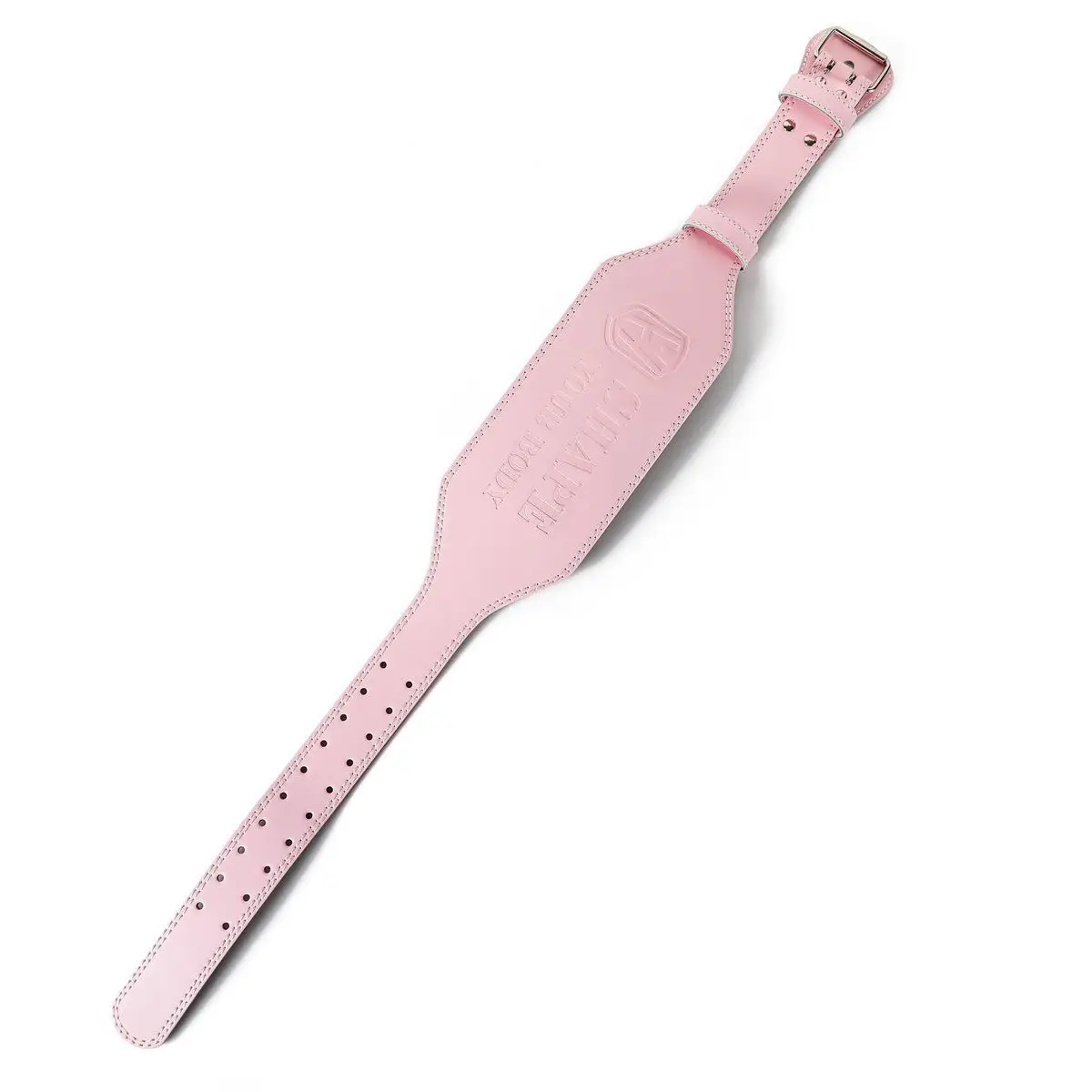 Pink PU Leather Waist Belt for Men Women Deep Squat Pull — feature 6