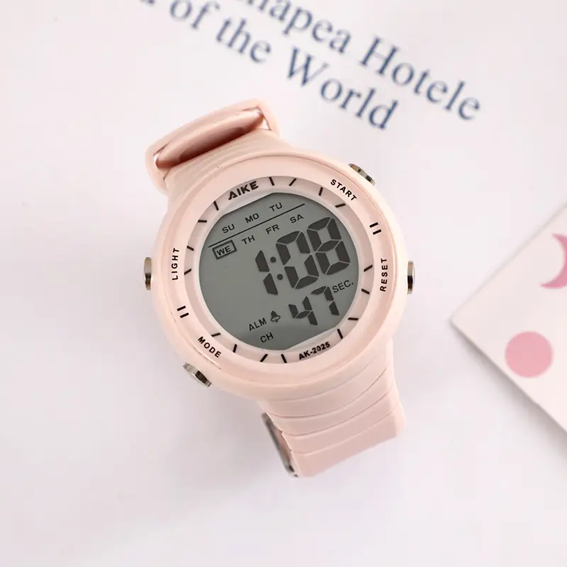 Green Digital Watch for Women with Silicone Band — feature 7