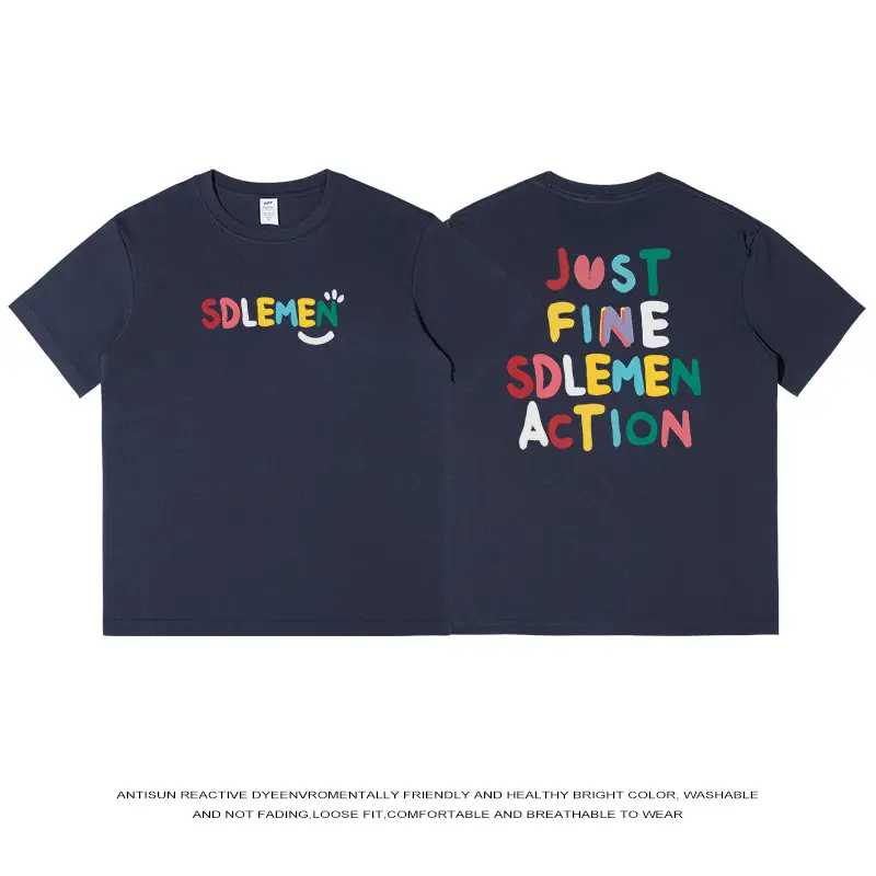 Men's 2024 Summer T-Shirt SDEMIN Just Fine Sdemnction - Image 7