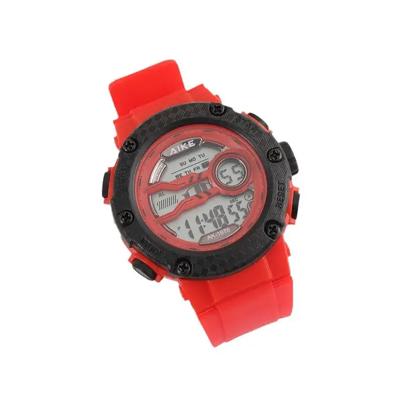 Black Waterproof Student Sports Watch with Digital Display - Image 11