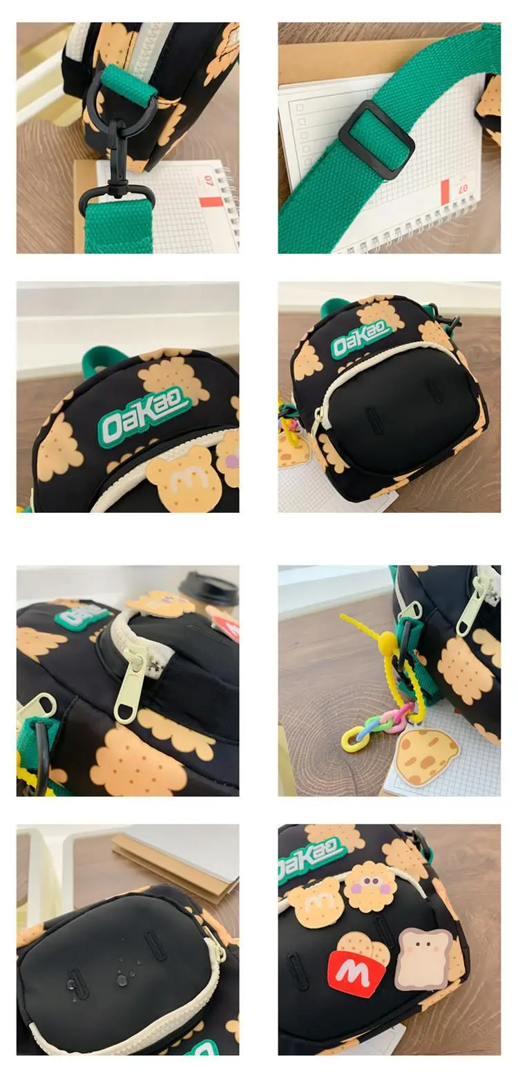 Japanese Kids Cartoon Crossbody Bag Yellow Shoulder Bag — feature 10