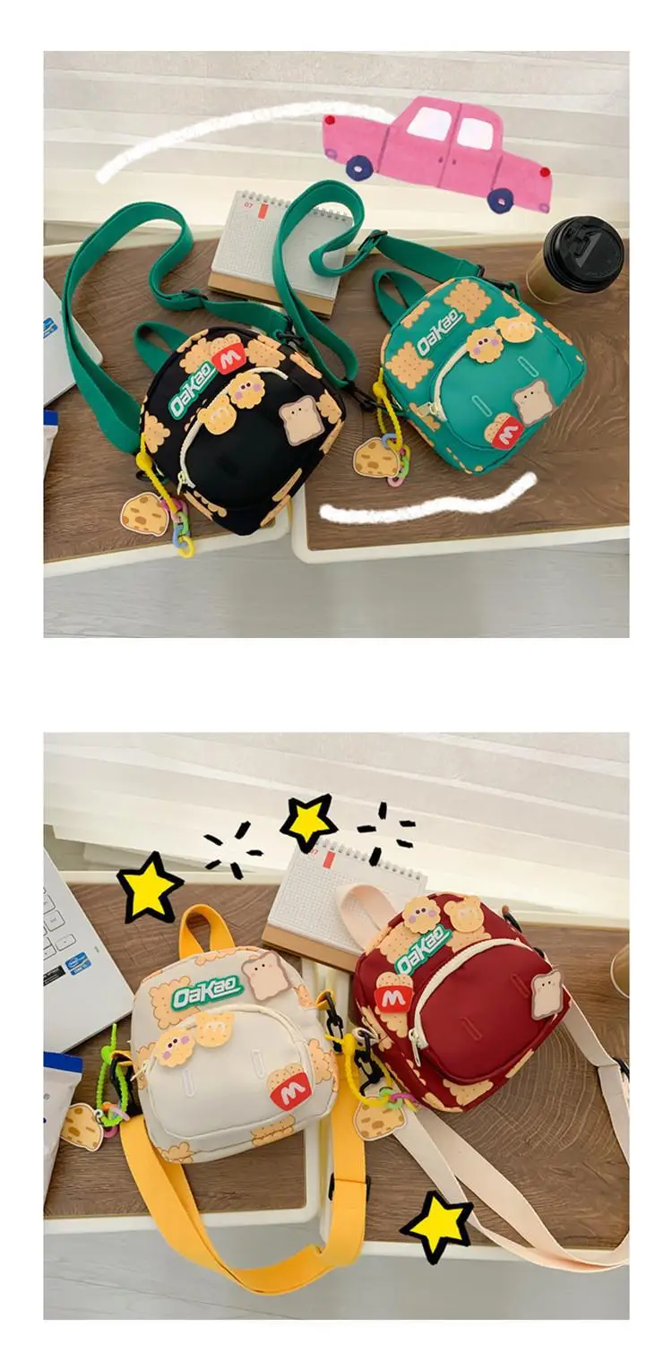 Japanese Kids Cartoon Crossbody Bag Yellow Shoulder Bag — feature 7
