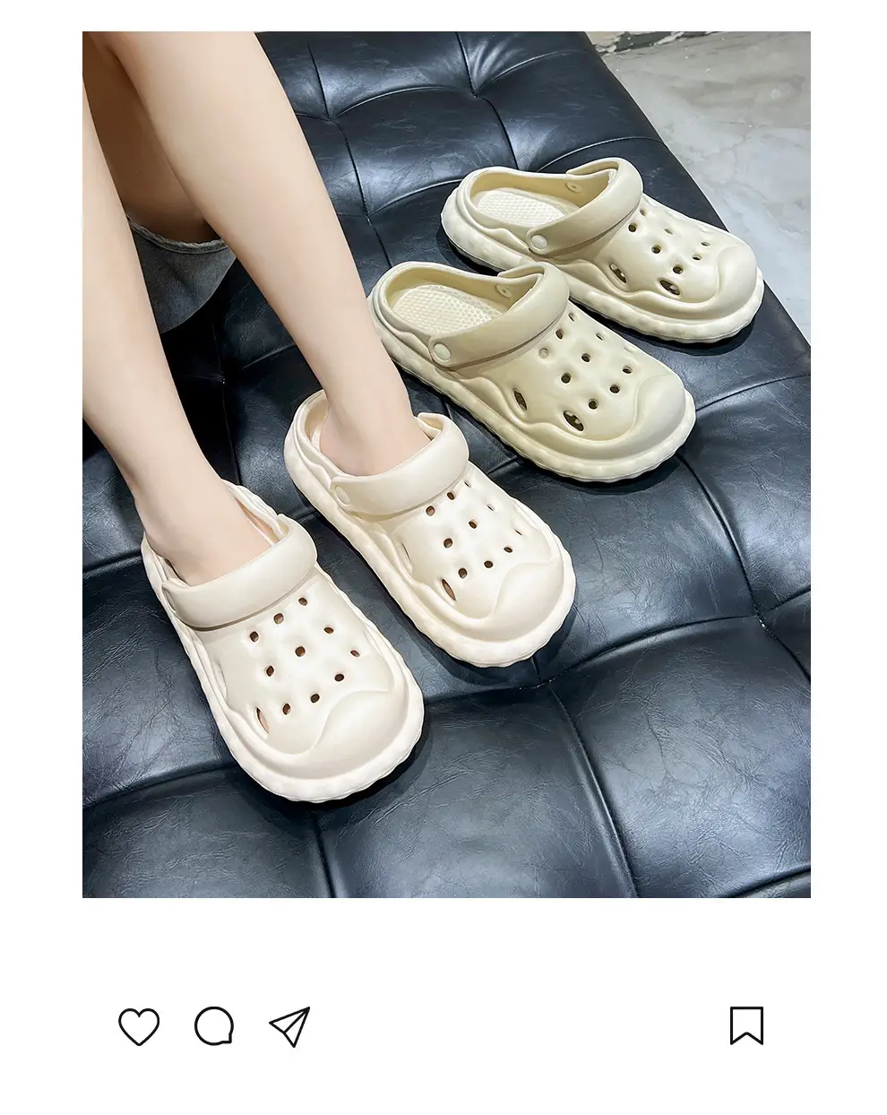 DIY Croc Shoes Women's Summer Thick Soled Beach Shoes Non-Slip Couples Eva Sandals Men's Summer Outdoor Sandals Wholesale — feature 22