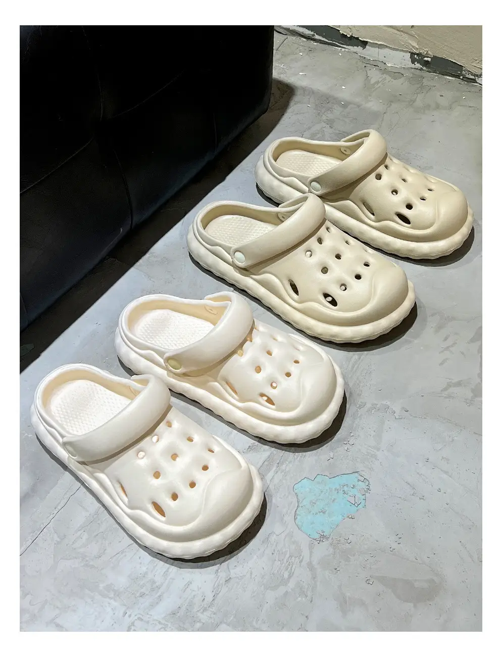 DIY Croc Shoes Women's Summer Thick Soled Beach Shoes Non-Slip Couples Eva Sandals Men's Summer Outdoor Sandals Wholesale — feature 28