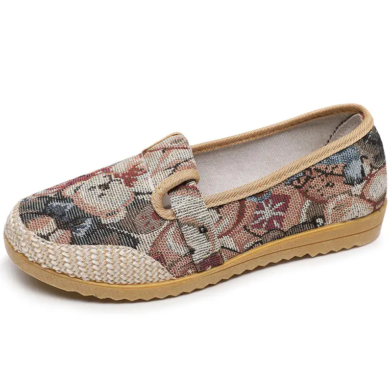 Spring and Autumn New Beijing Old Cloth Shoes Women's Non-slip Soft Bottom Beef Bottom Comfortable Wear-resistant Canvas Fashion Trend All-match - Image 18
