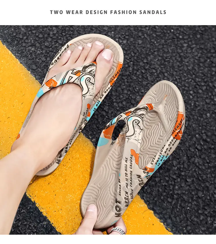 Men's Camouflage Printed Flip Flops Summer — feature 13