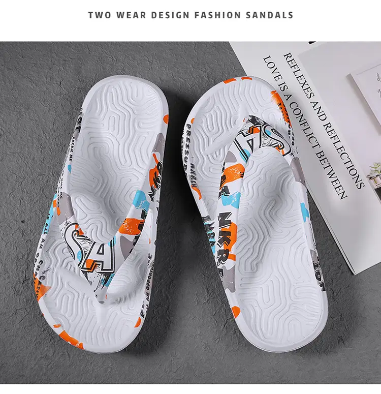 Men's Camouflage Printed Flip Flops Summer — feature 14