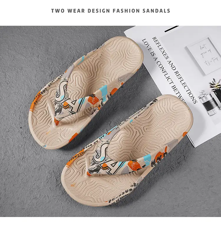 Men's Camouflage Printed Flip Flops Summer — feature 18