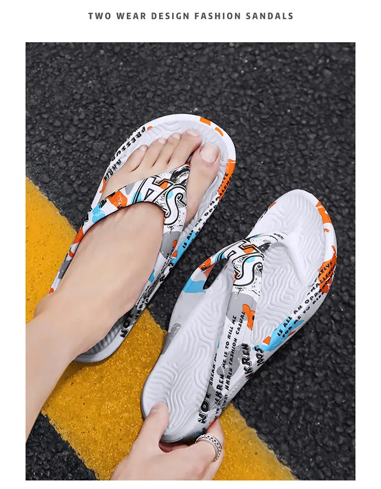 Men's Camouflage Printed Flip Flops Summer — feature 9
