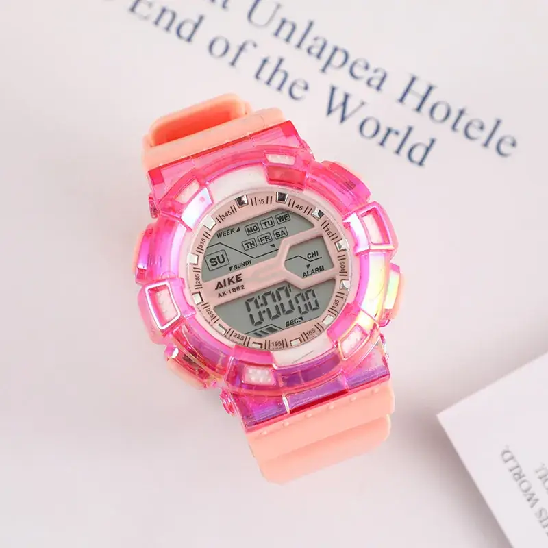 Laser Rainbow Watch Digital Display Waterproof Sports Wear - Image 4
