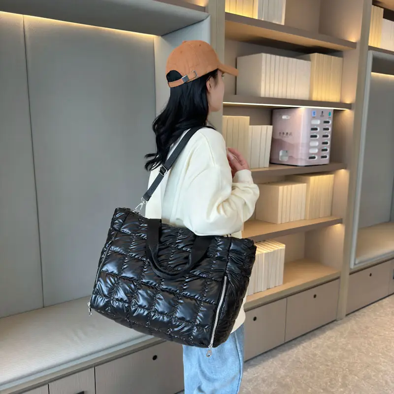 Silver Waterproof Crossbody Yoga Bag for Women