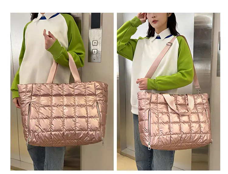 Silver Waterproof Crossbody Yoga Bag for Women — feature 19