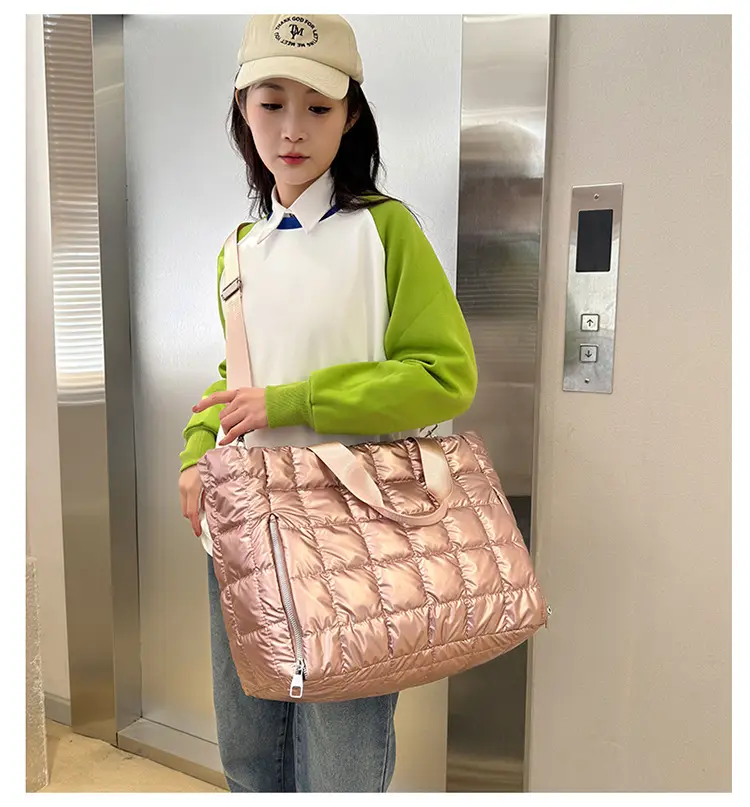 Silver Waterproof Crossbody Yoga Bag for Women — feature 20