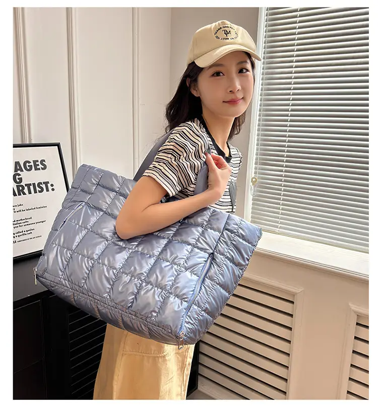Silver Waterproof Crossbody Yoga Bag for Women — feature 22